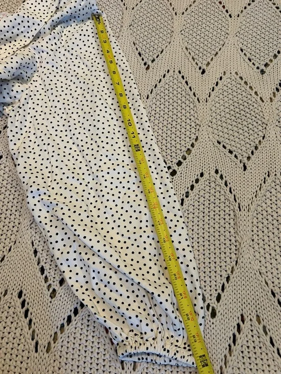 Old Navy Creme de La Creme Tie Neck Polka Dot Dress Sz XL NWT - Picture 11 of 13